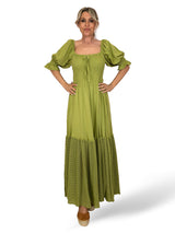 Vestido comprido de malha Ibiza JOT