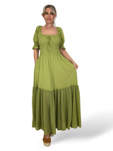 Vestido comprido de malha Ibiza JOT