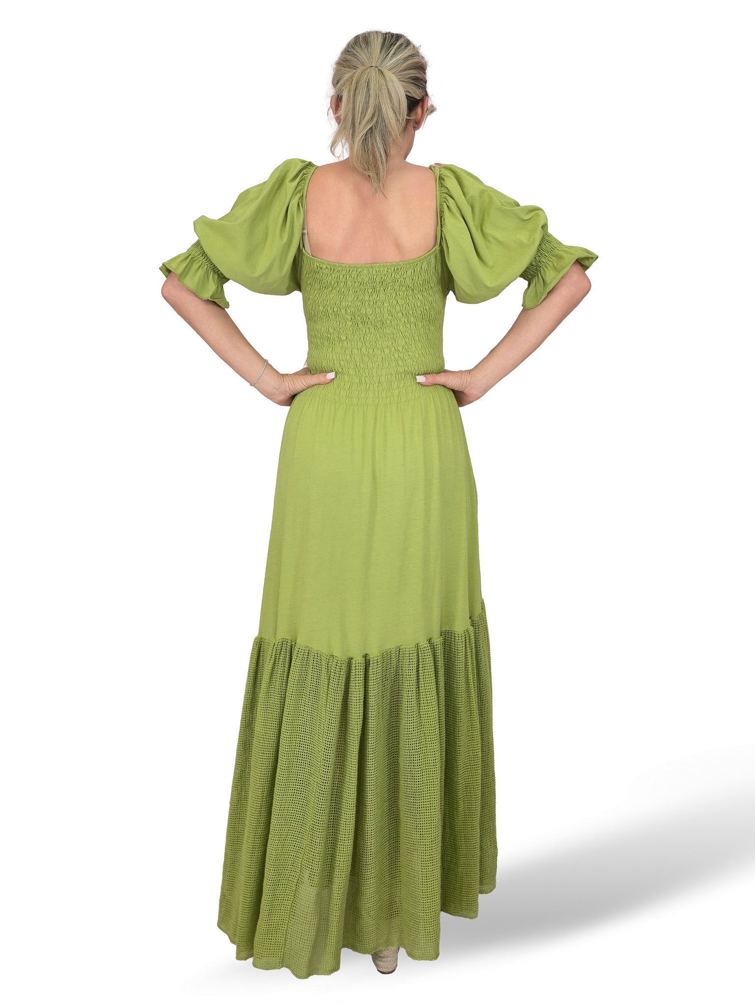 Vestido comprido de malha Ibiza JOT