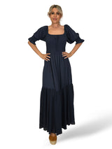 Vestido comprido de malha Ibiza JOT