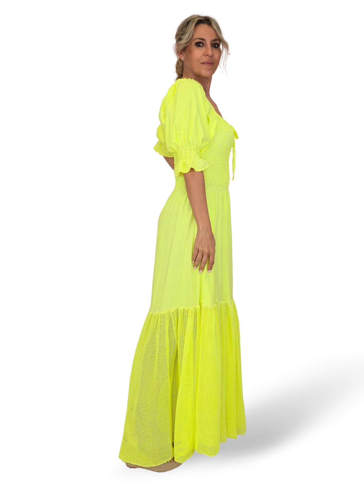 Vestido comprido de malha Ibiza JOT