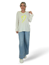 JOT LINEN KNIT JERSEY HEART