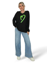 JOT LINEN KNIT JERSEY HEART