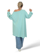 T-SHIRT MAXI ASYMMETRICAL CORTES