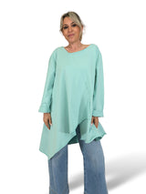 T-SHIRT MAXI ASYMMETRICAL CORTES