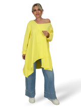 T-SHIRT MAXI ASYMMETRICAL CORTES
