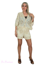 SHORT CROCHET LENTEJUELAS JOT