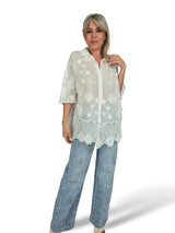 CAMISA GASA BOAL CROCHET  JOT