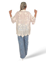 CAMISA GASA BOAL CROCHET  JOT