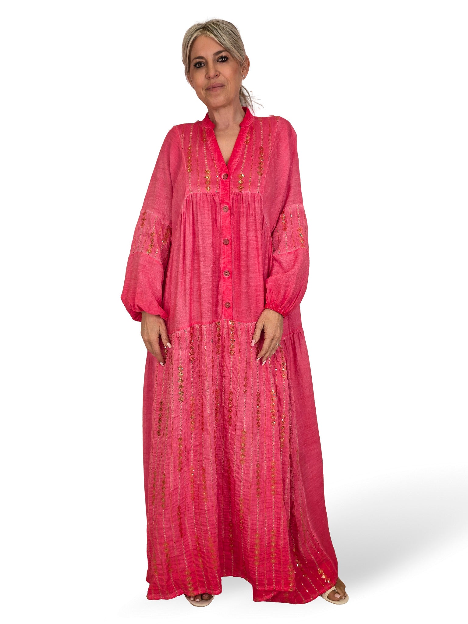 VESTIDO BORDADO LENTEJUELAS JOT