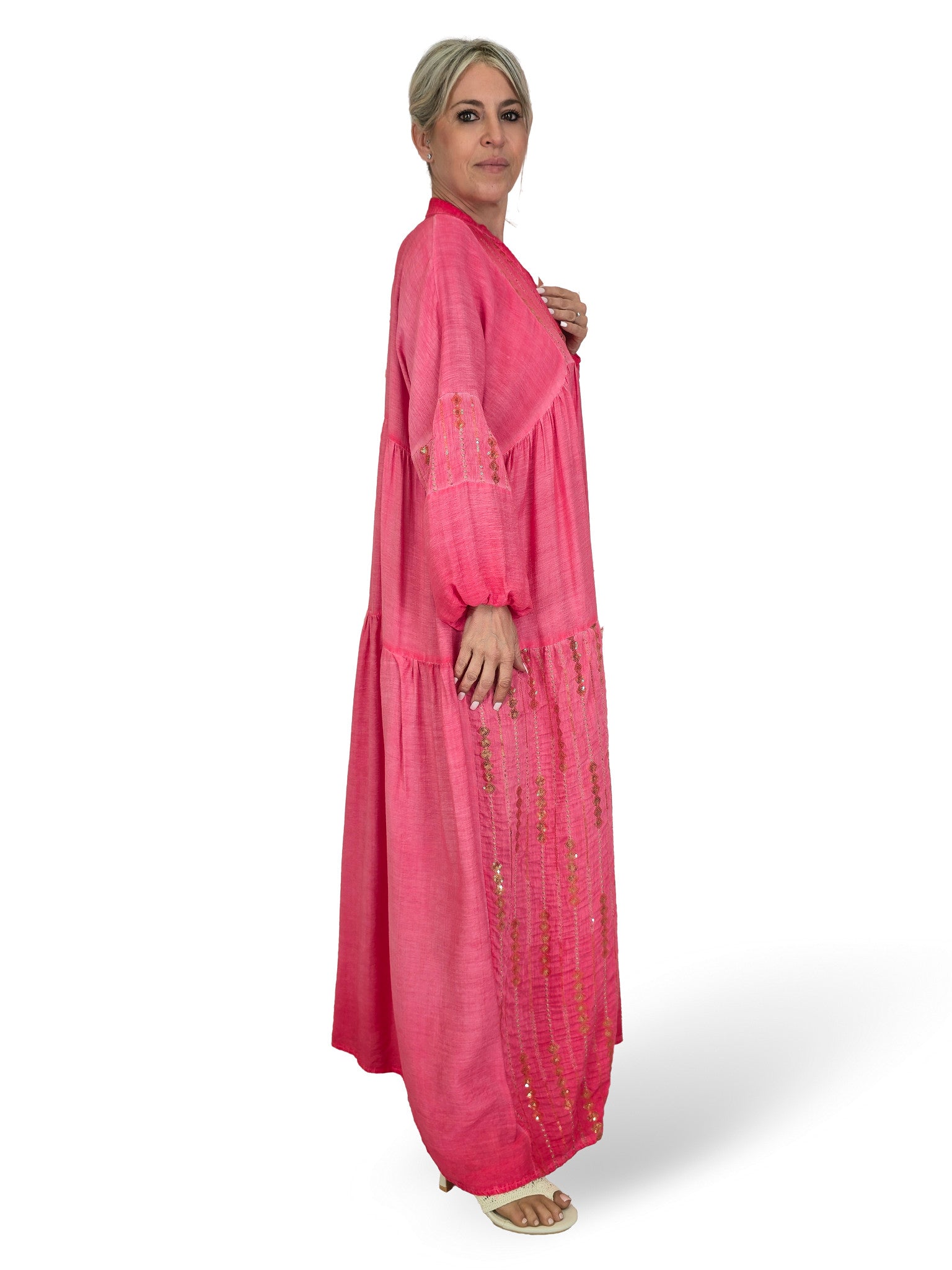 VESTIDO BORDADO LENTEJUELAS JOT