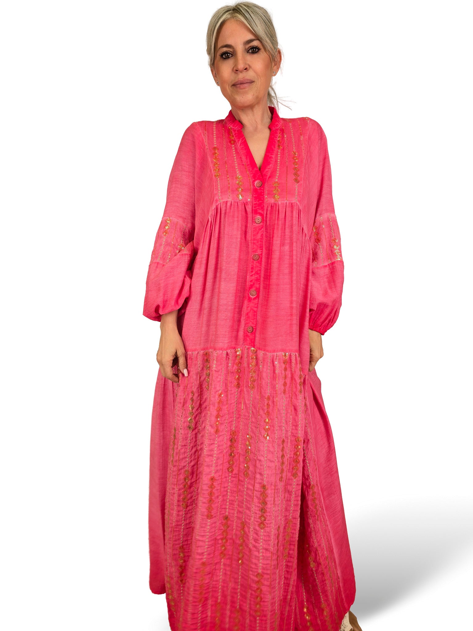 VESTIDO BORDADO LENTEJUELAS JOT