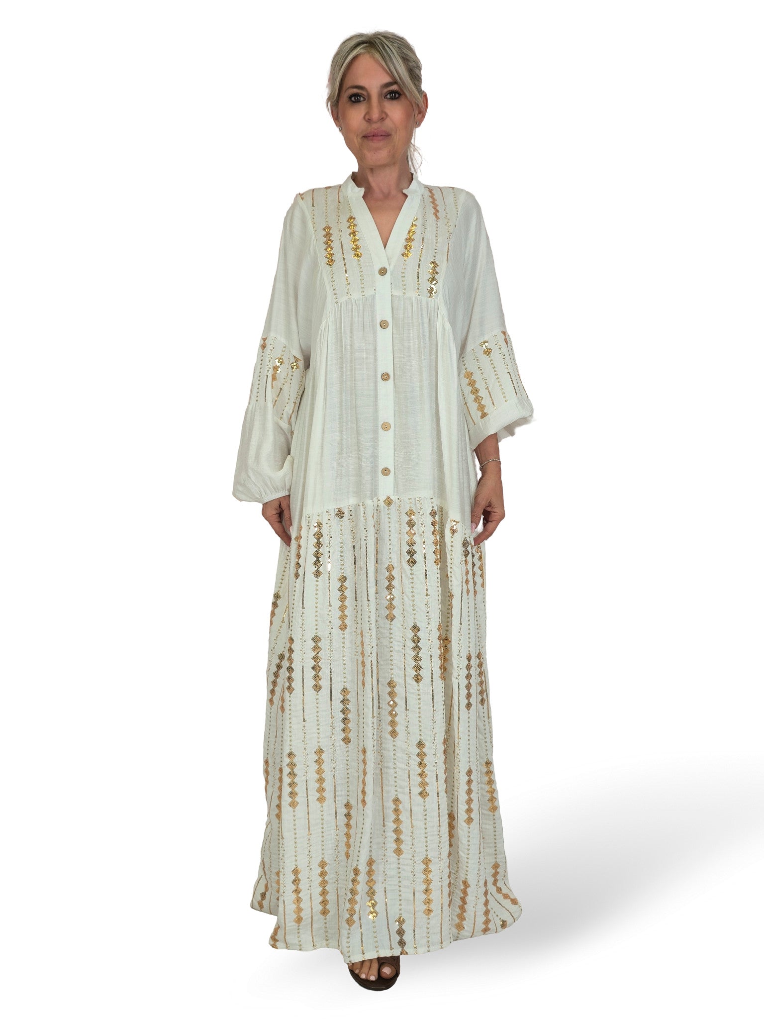 VESTIDO BORDADO LENTEJUELAS JOT