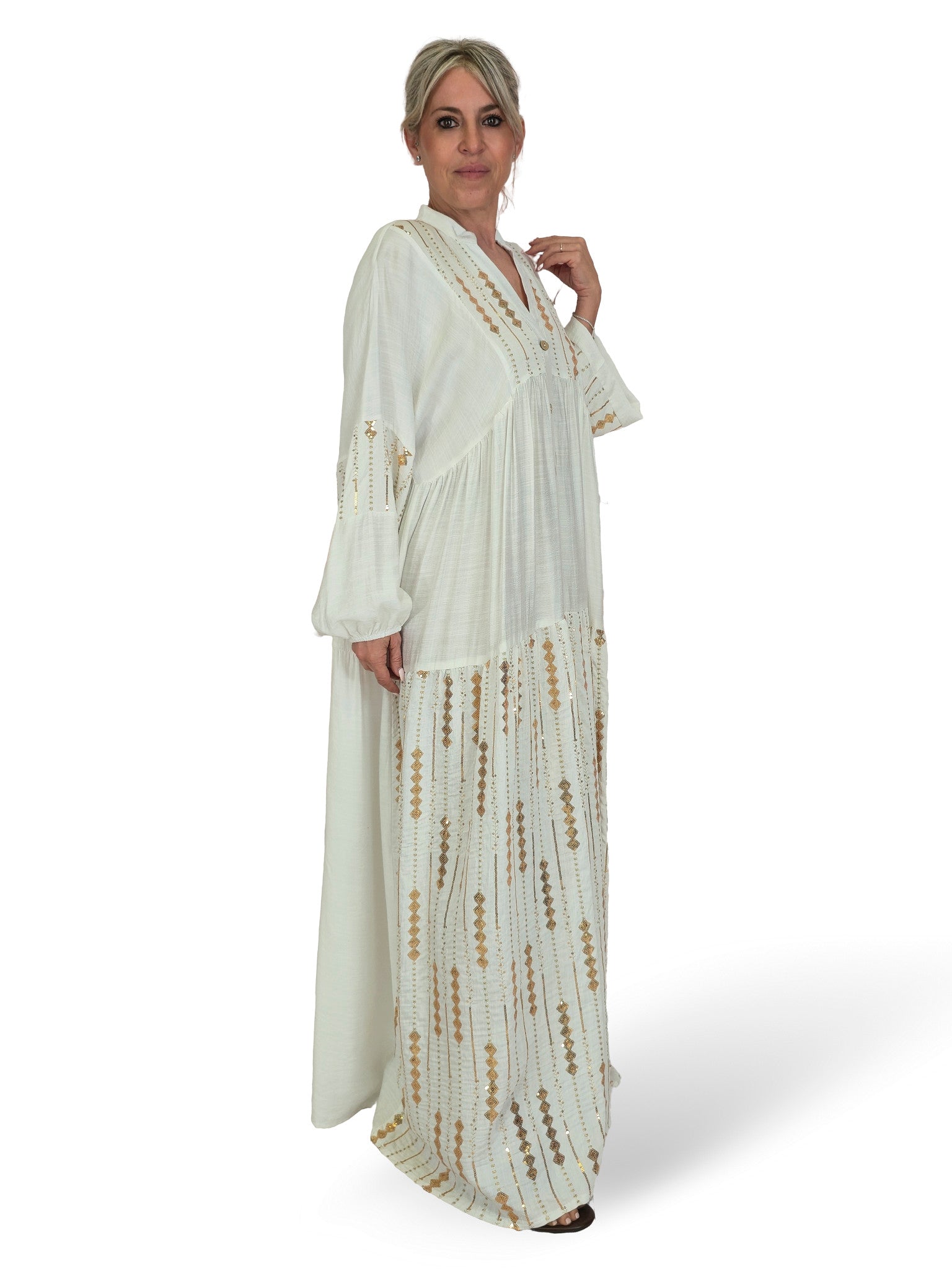VESTIDO BORDADO LENTEJUELAS JOT