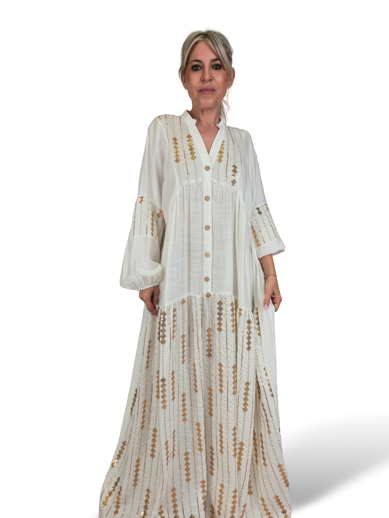 VESTIDO BORDADO LENTEJUELAS JOT