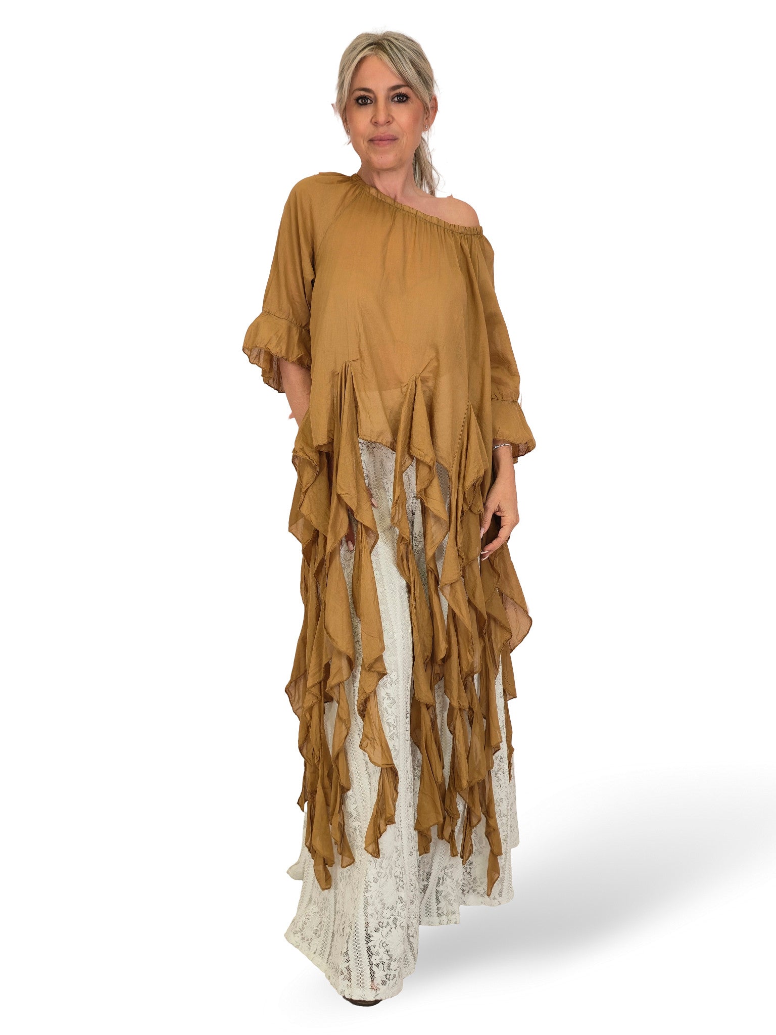 T-SHIRT BOAL JOT VOFFED GAUZE