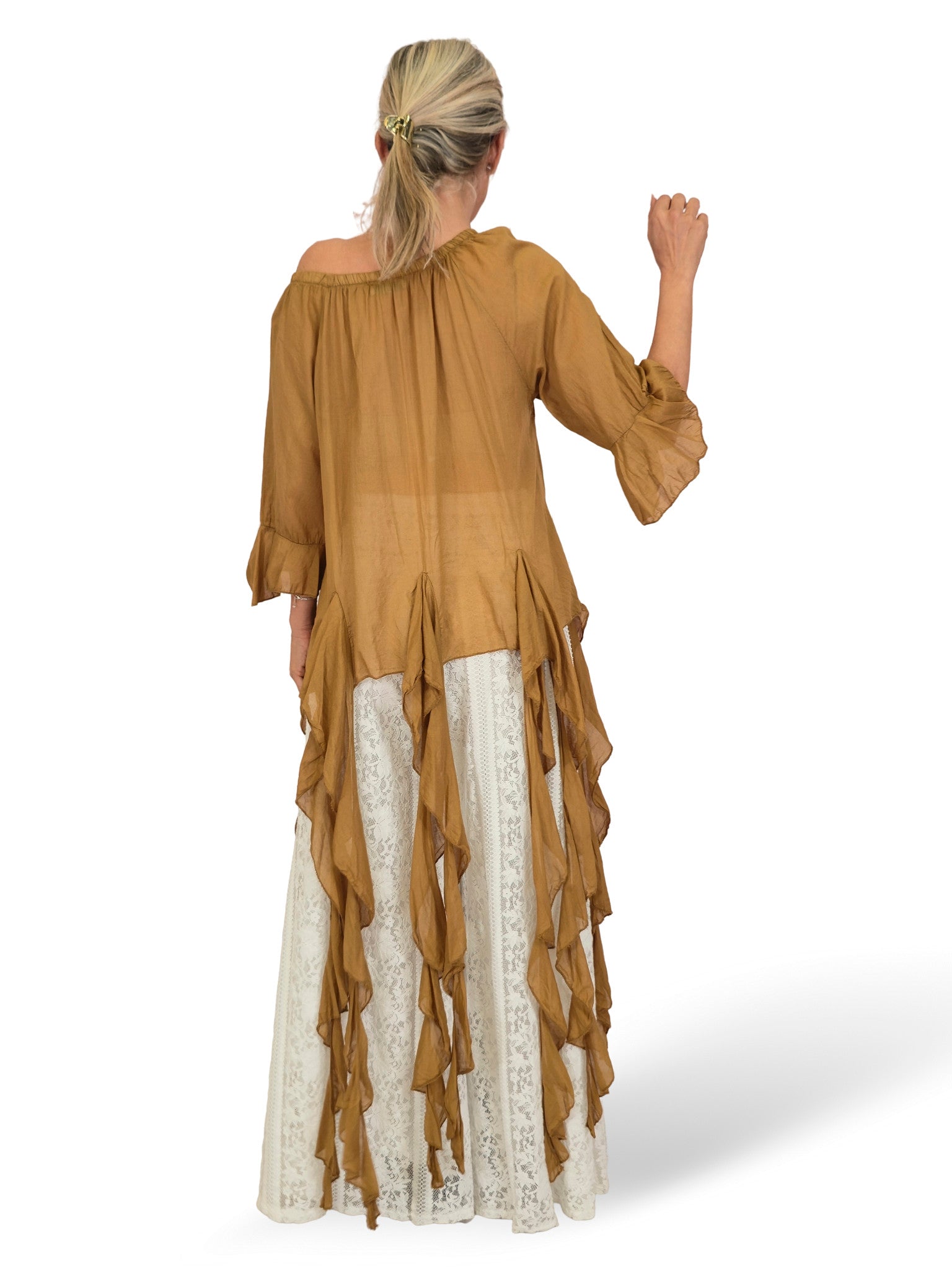 T-SHIRT BOAL JOT VOFFED GAUZE