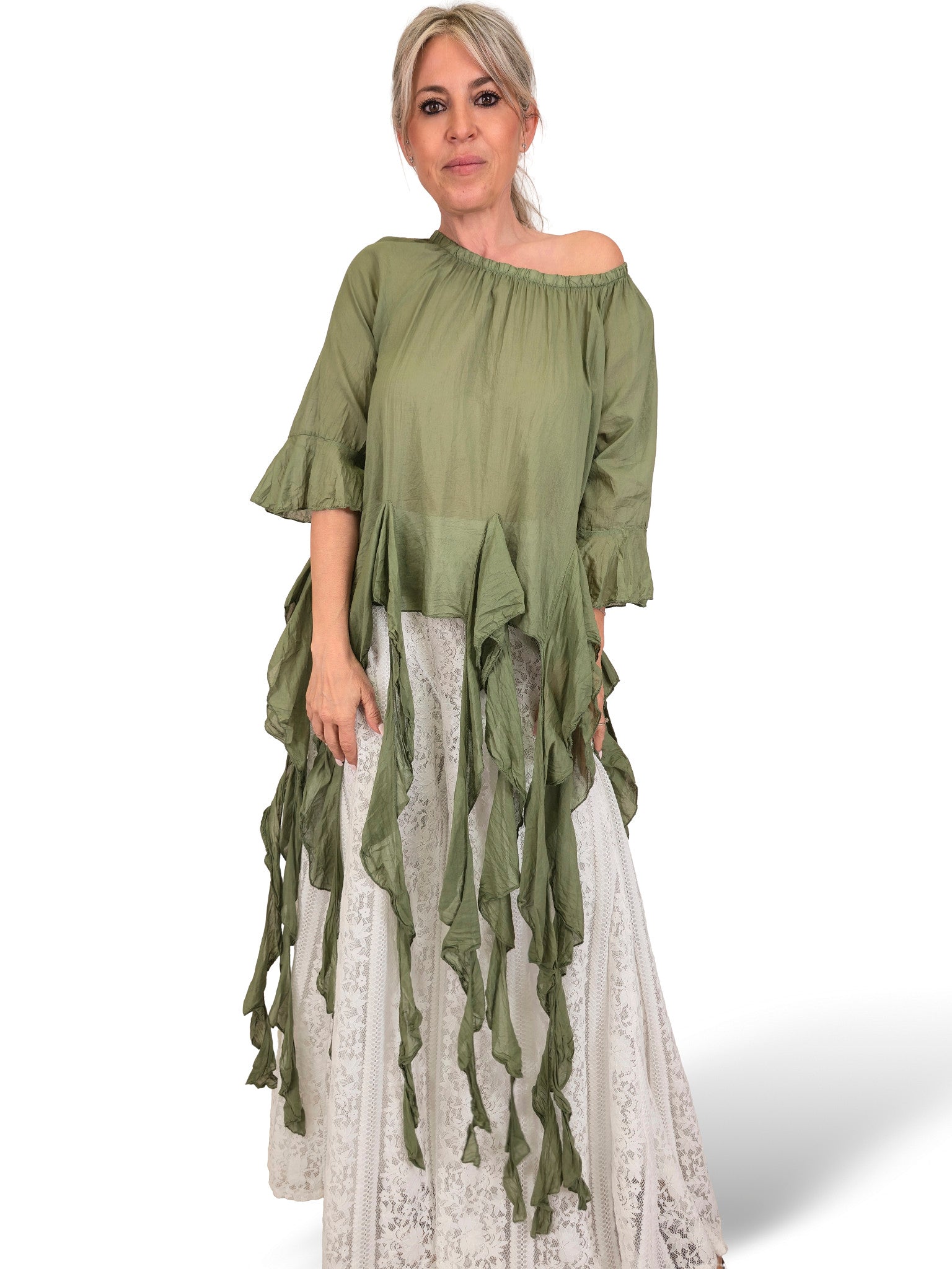 T-SHIRT BOAL JOT VOFFED GAUZE