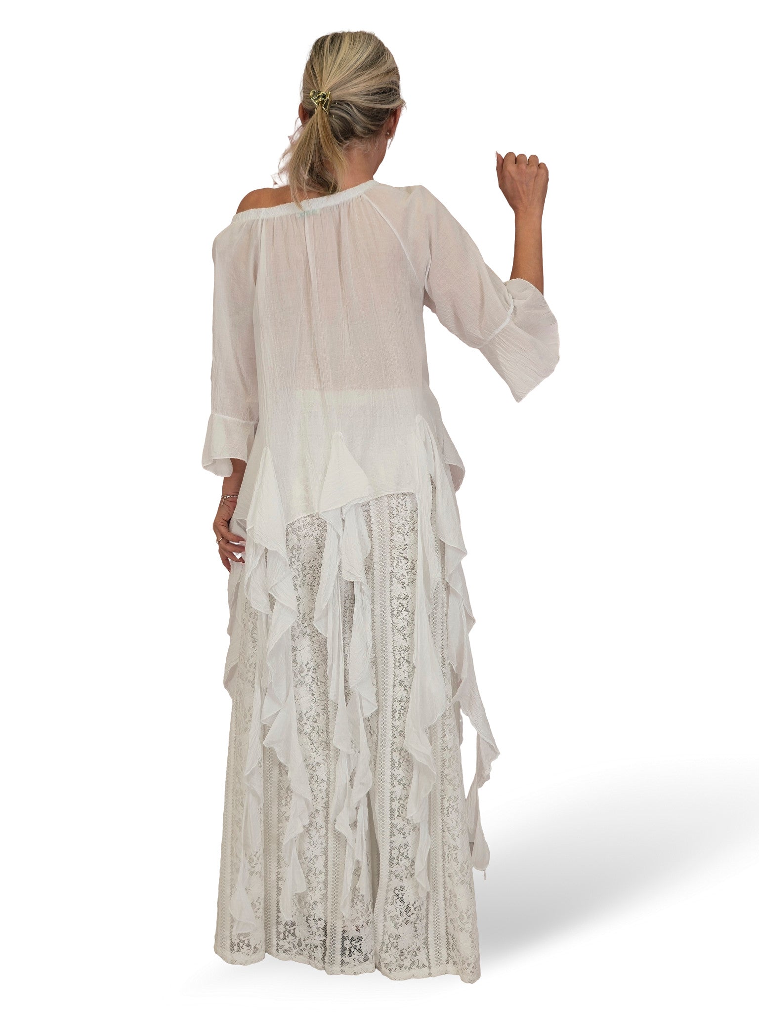 T-SHIRT BOAL JOT VOFFED GAUZE