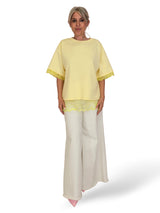 CAMISETA COMBINADA ENCAJE ESPALDA