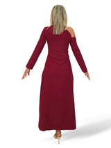 VESTIDO ARANDELA ASIMETRICO