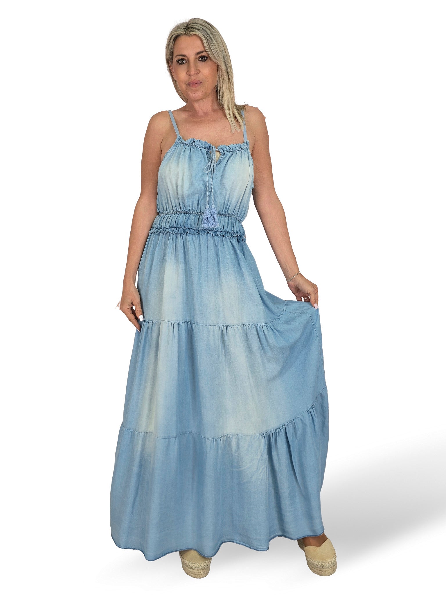 VESTIDO TIRANTES TENCEL