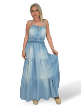 VESTIDO TIRANTES TENCEL