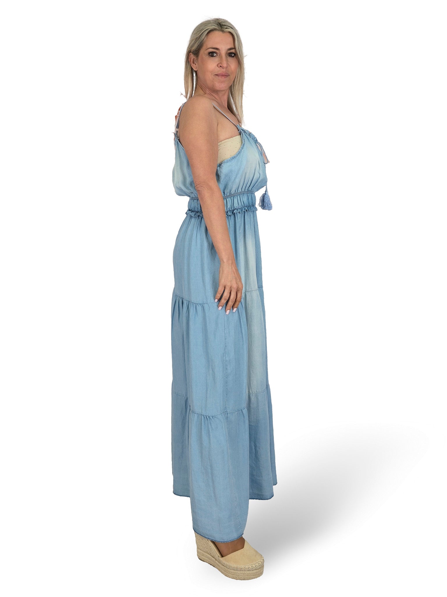 VESTIDO TIRANTES TENCEL