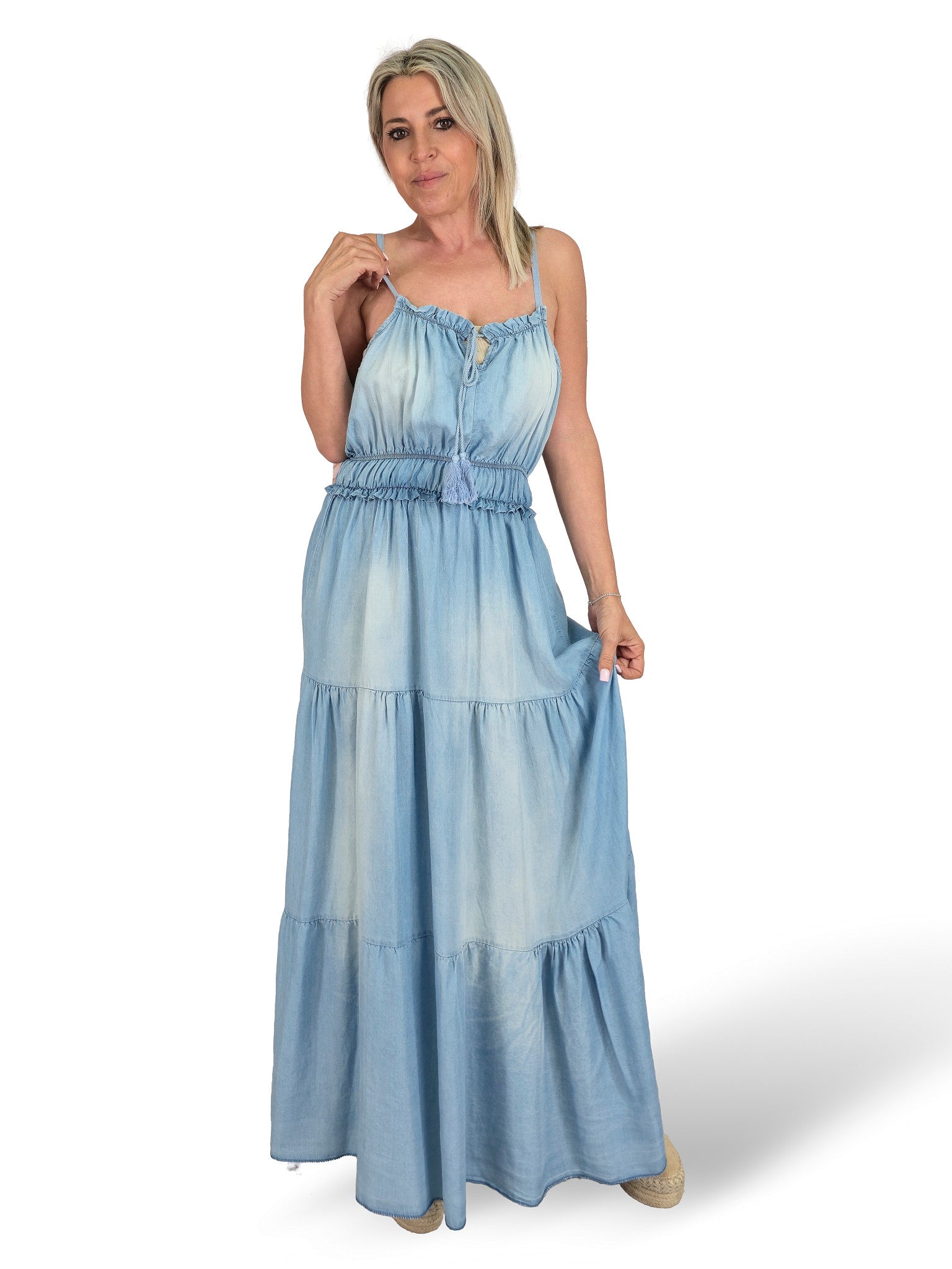 VESTIDO TIRANTES TENCEL