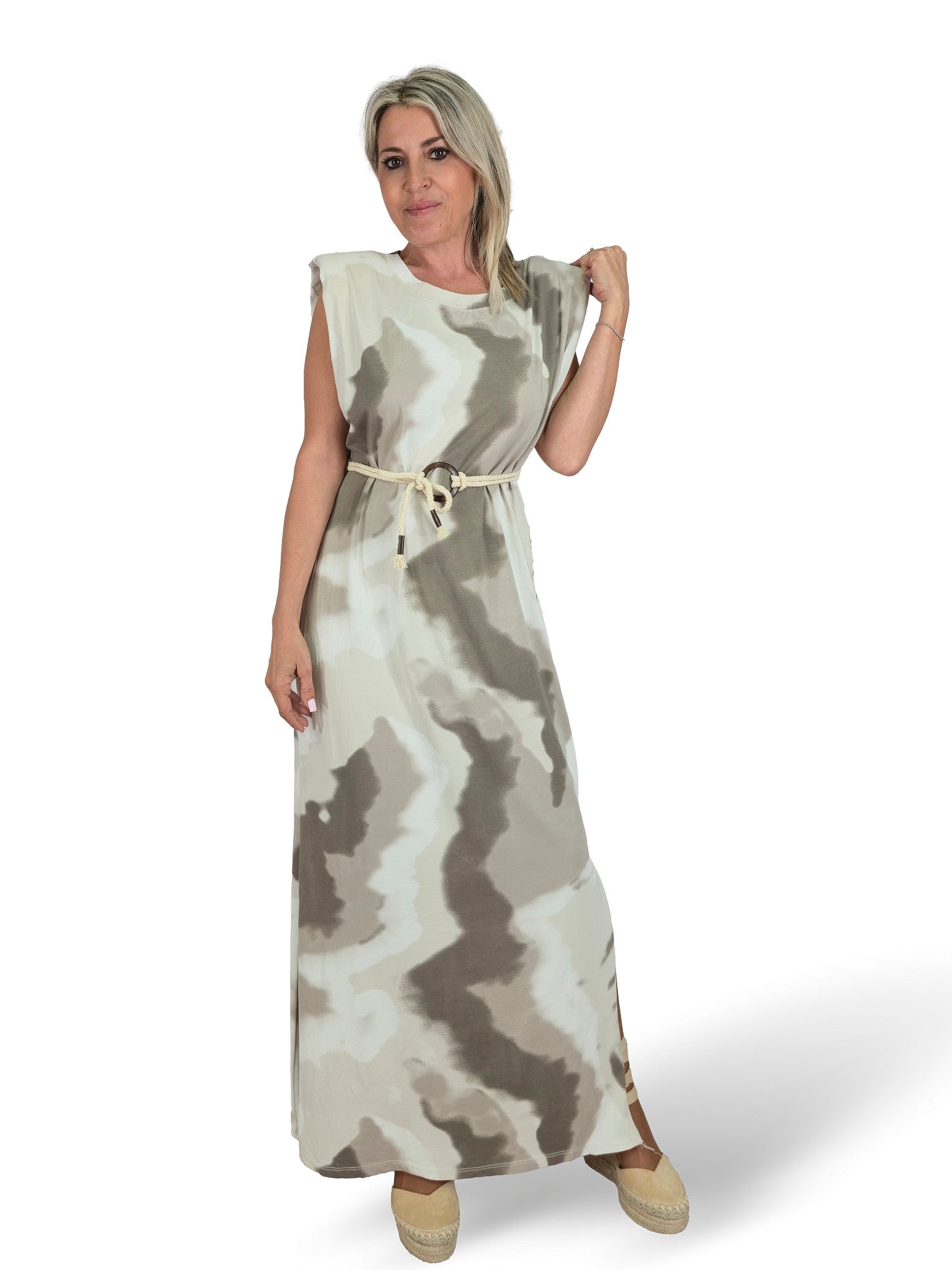 VESTIDO ALGODON HOMBRERAS JOT