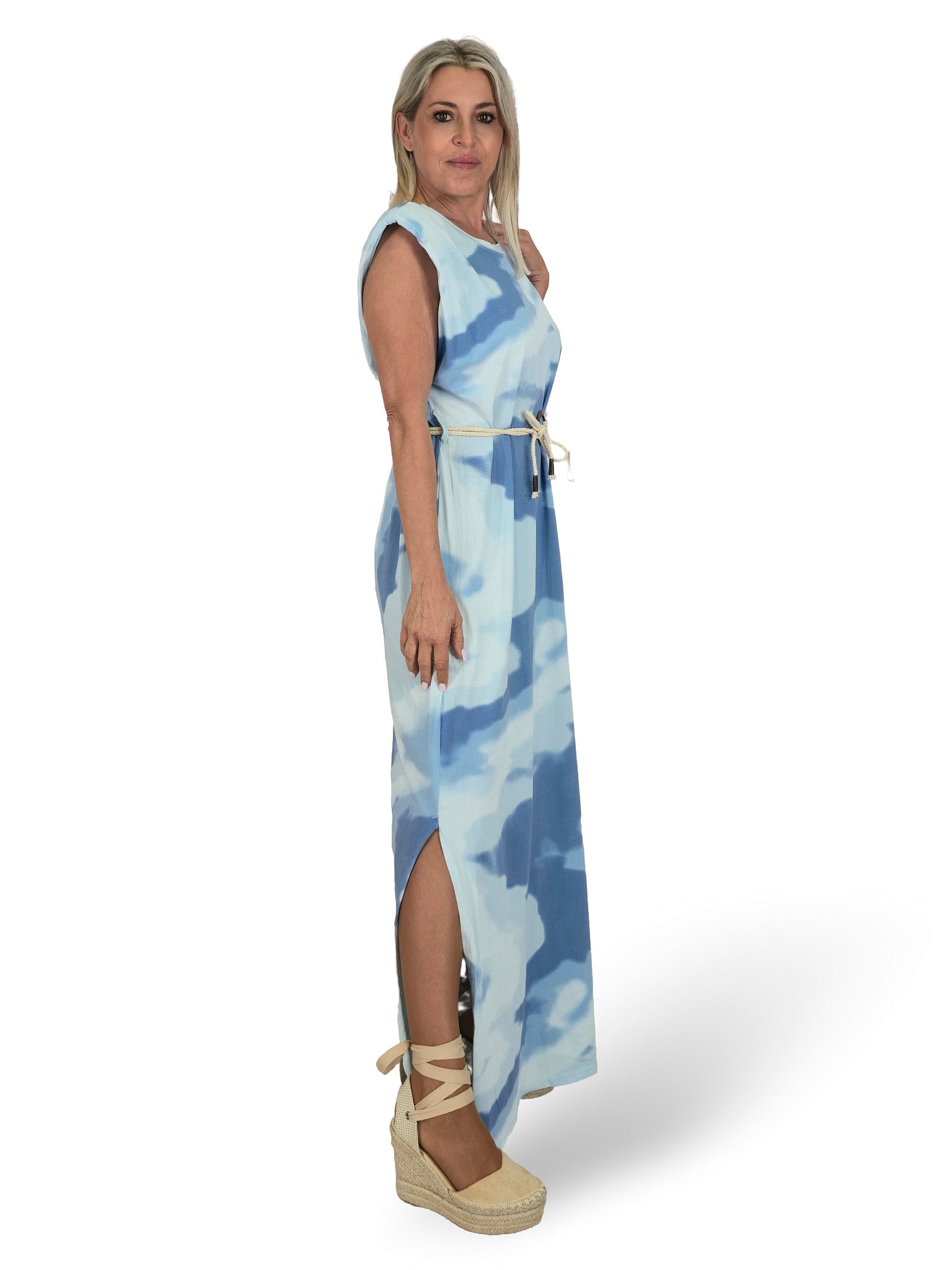 VESTIDO ALGODON HOMBRERAS JOT