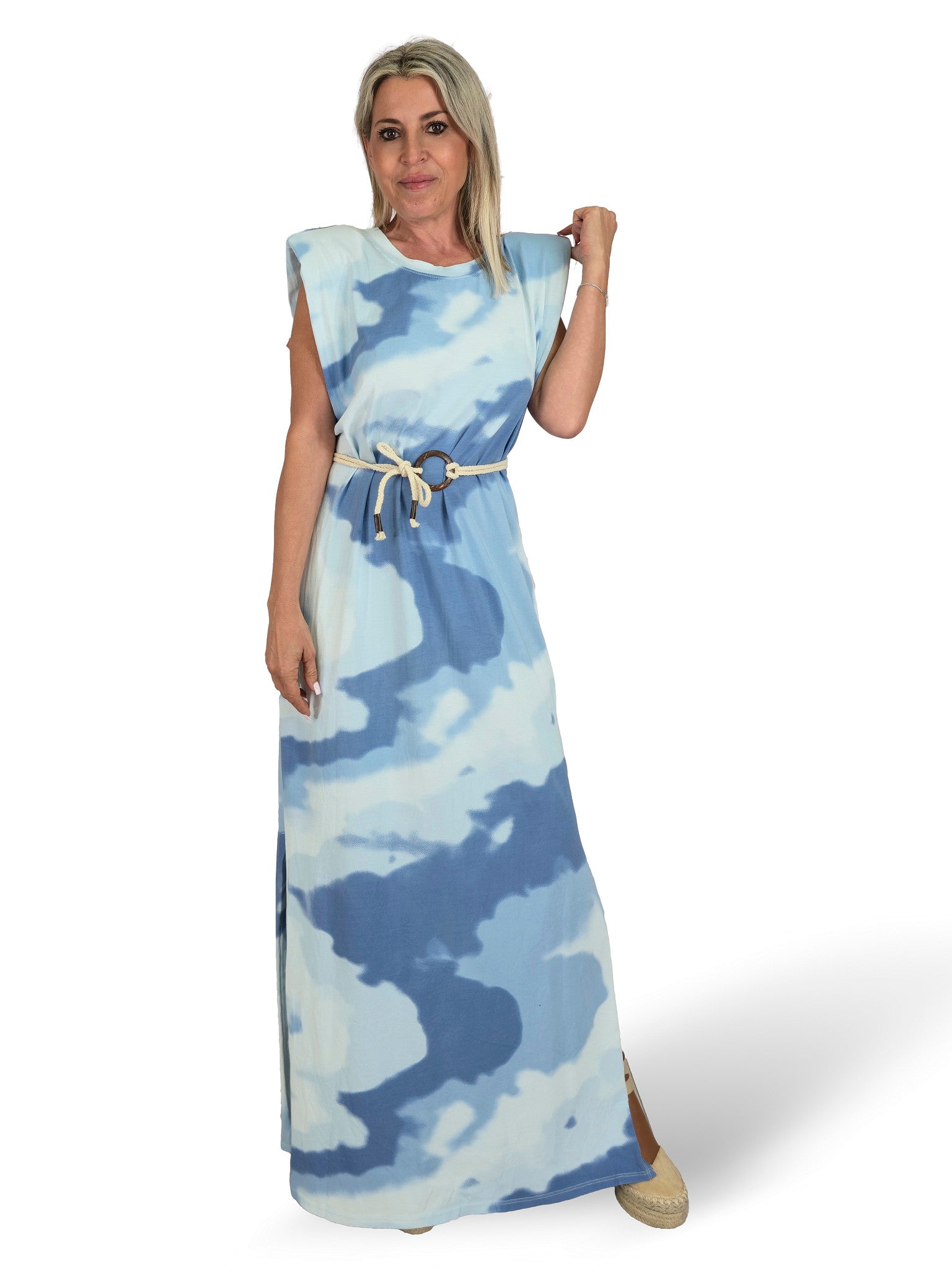 VESTIDO ALGODON HOMBRERAS JOT