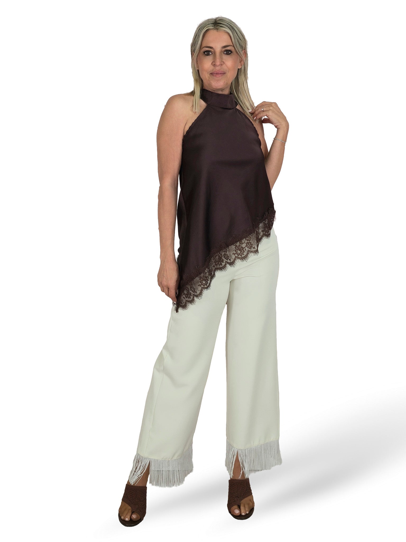 PANTALON TRAJE BAJO FLECOS JOT