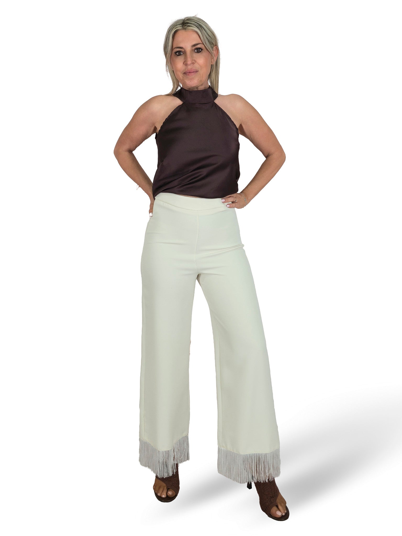 PANTALON TRAJE BAJO FLECOS JOT