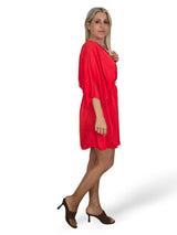 VESTIDO FLUIDO SATINADO CORTO JOT