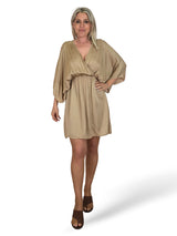 VESTIDO FLUIDO SATINADO CORTO JOT