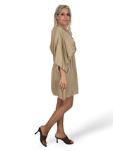 VESTIDO FLUIDO SATINADO CORTO JOT