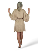 VESTIDO FLUIDO SATINADO CORTO JOT