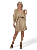 VESTIDO FLUIDO SATINADO CORTO JOT