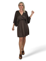 VESTIDO FLUIDO SATINADO CORTO JOT