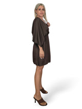 VESTIDO FLUIDO SATINADO CORTO JOT