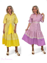 VESTIDO RAYAS FAJIN JOT