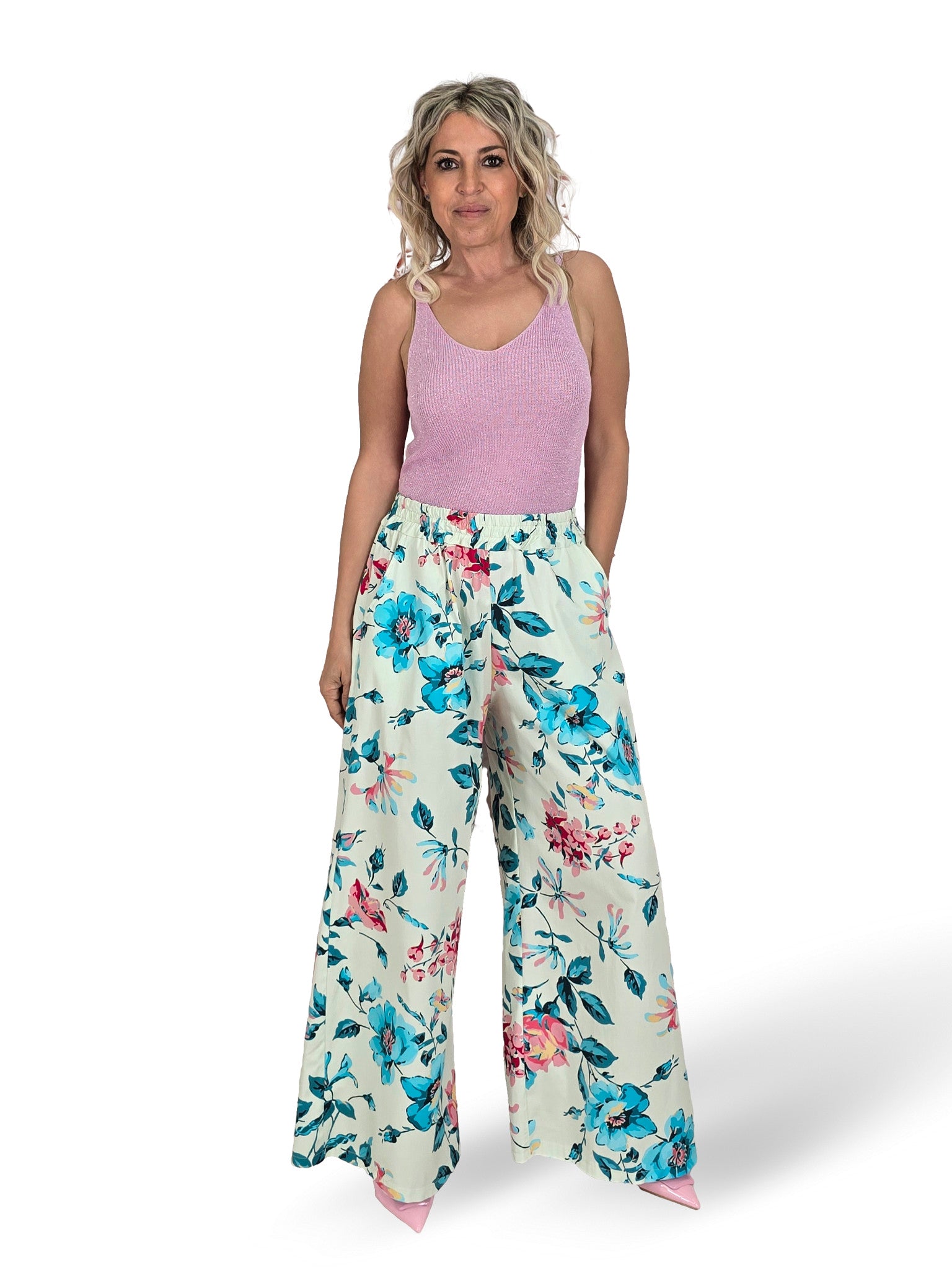 PANTALON ANCHO FLORES JOT