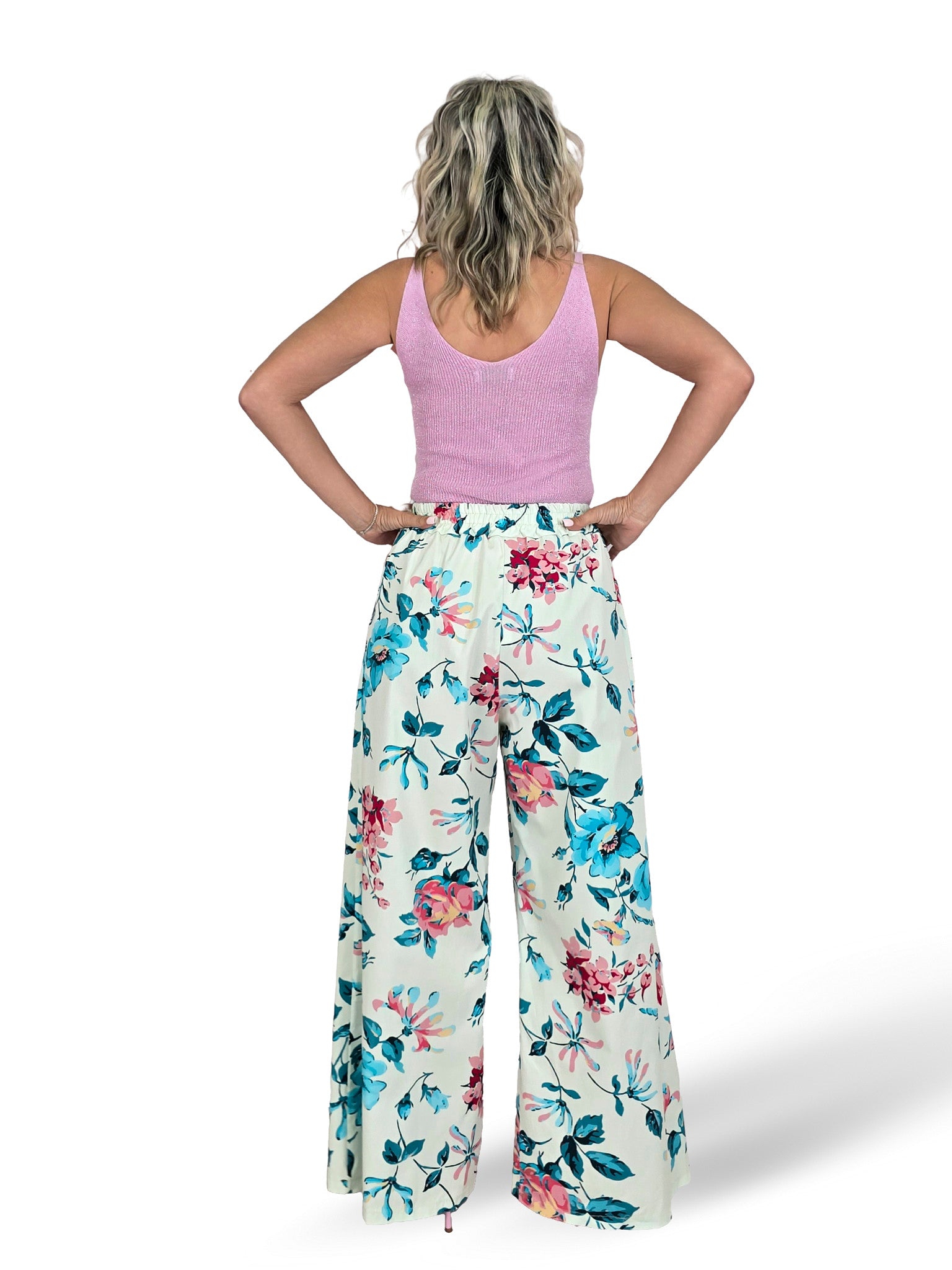 PANTALON ANCHO FLORES JOT