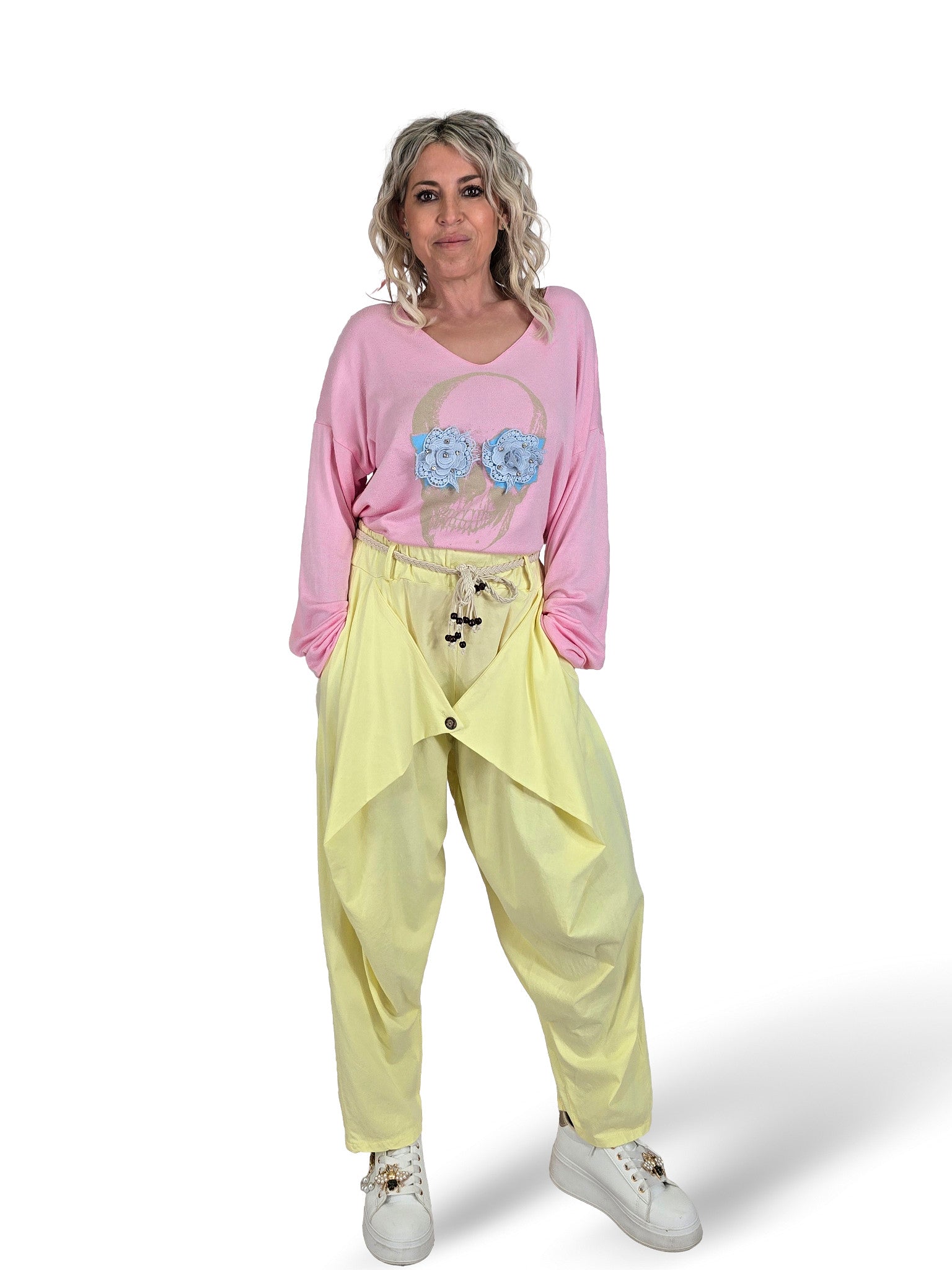 Pantaloni in cotone Jot Urban Chic