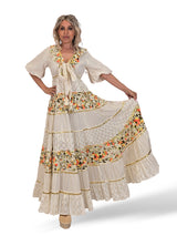 VESTIDO GOLDEN ESTAMPADO RAYAS LUREX JOT