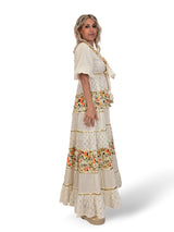 VESTIDO GOLDEN ESTAMPADO RAYAS LUREX JOT