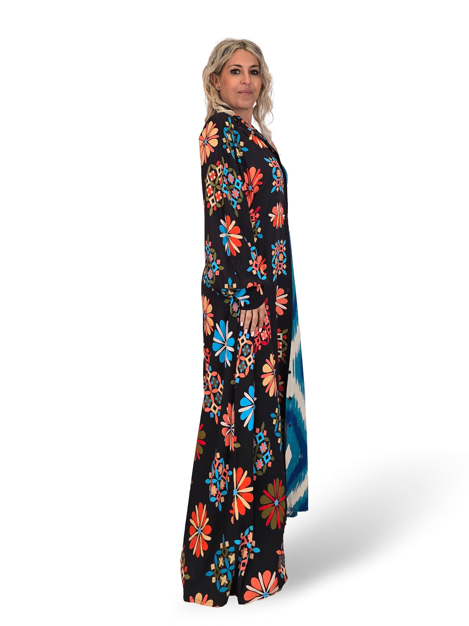VESTIDO DOBLE ESTAMPADO JOT