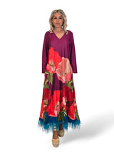 VESTIDO BAJO PLUMAS JOT