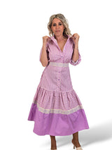 VESTIDO RAYAS FAJIN JOT